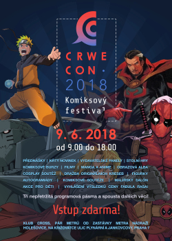 obrázek k novince Crwecon 2018! Komiksový festival!
