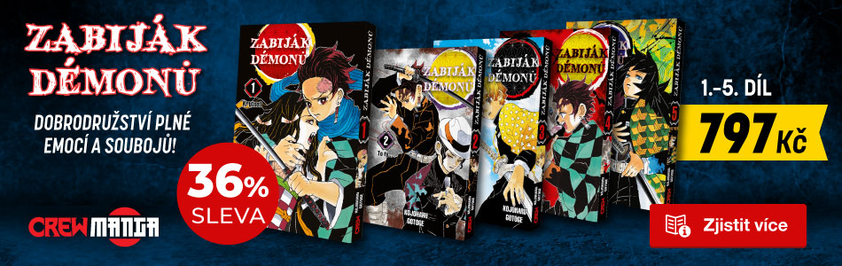 Speciální balíček: Prvních pět dílů manga série Zabiják démonů!
